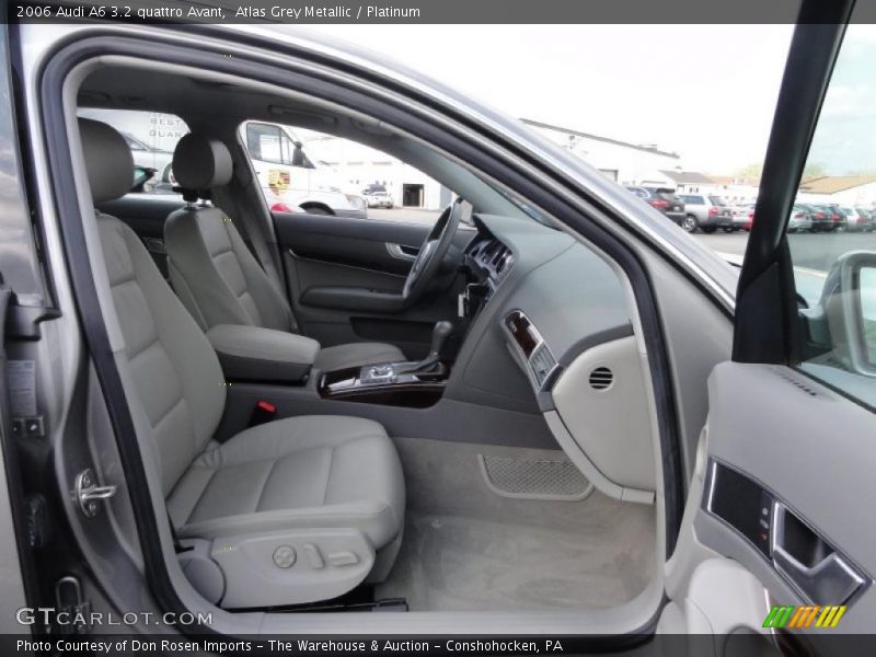 Atlas Grey Metallic / Platinum 2006 Audi A6 3.2 quattro Avant