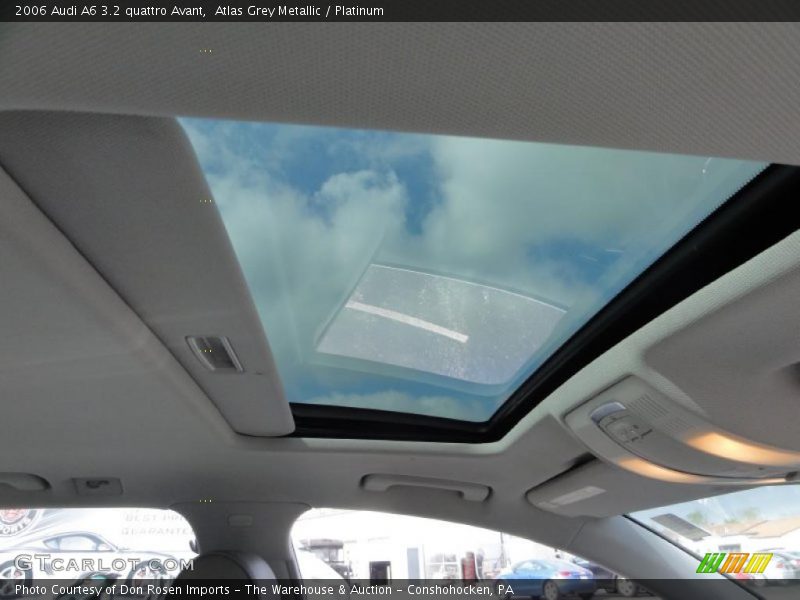 Atlas Grey Metallic / Platinum 2006 Audi A6 3.2 quattro Avant
