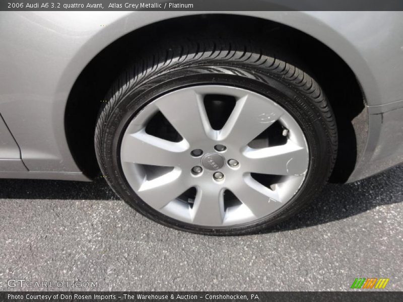 Atlas Grey Metallic / Platinum 2006 Audi A6 3.2 quattro Avant