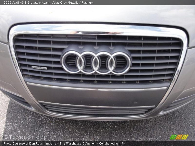Atlas Grey Metallic / Platinum 2006 Audi A6 3.2 quattro Avant