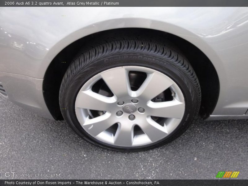 Atlas Grey Metallic / Platinum 2006 Audi A6 3.2 quattro Avant