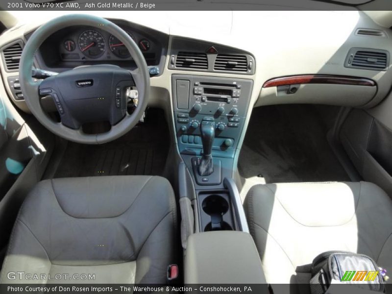 Ash Gold Metallic / Beige 2001 Volvo V70 XC AWD