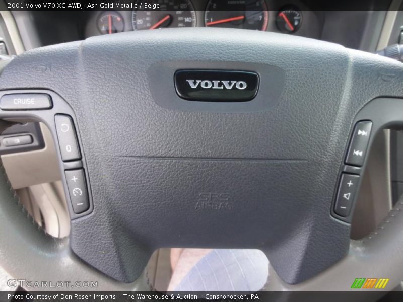 Ash Gold Metallic / Beige 2001 Volvo V70 XC AWD
