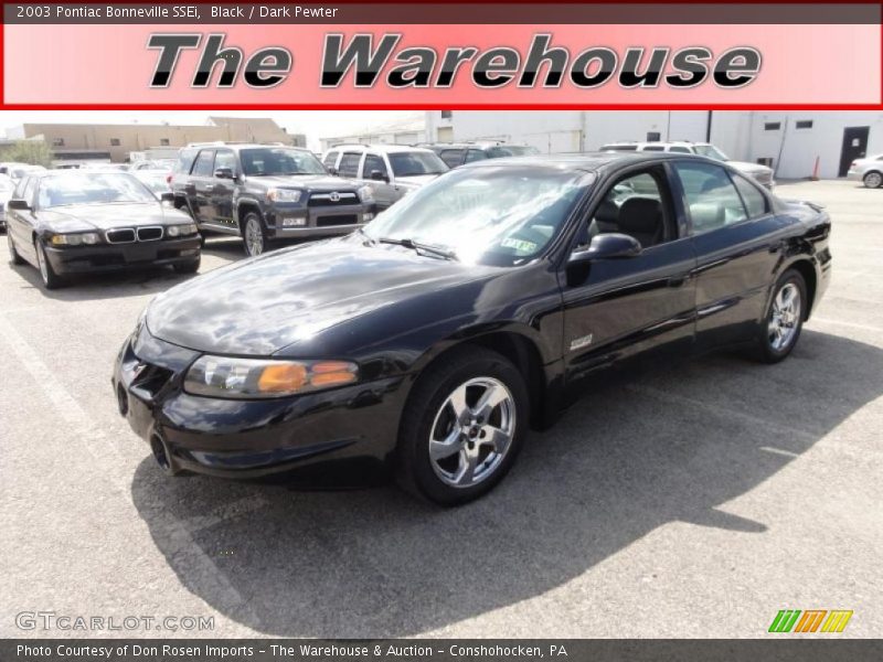 Black / Dark Pewter 2003 Pontiac Bonneville SSEi
