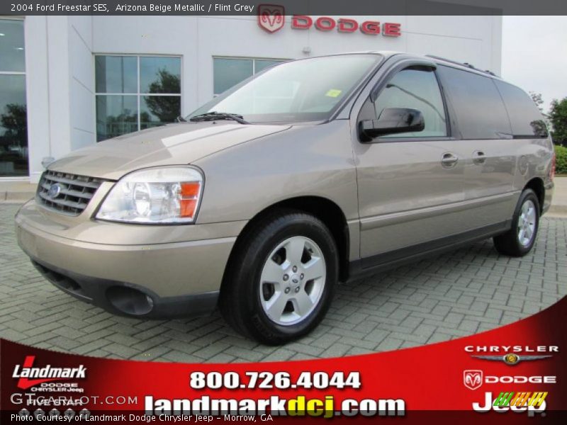 Arizona Beige Metallic / Flint Grey 2004 Ford Freestar SES