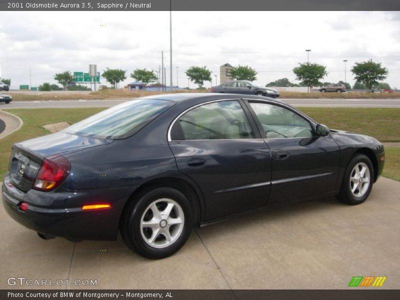 Sapphire / Neutral 2001 Oldsmobile Aurora 3.5