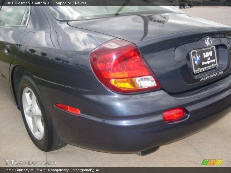 Sapphire / Neutral 2001 Oldsmobile Aurora 3.5