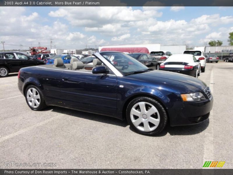  2003 A4 3.0 Cabriolet Moro Blue Pearl