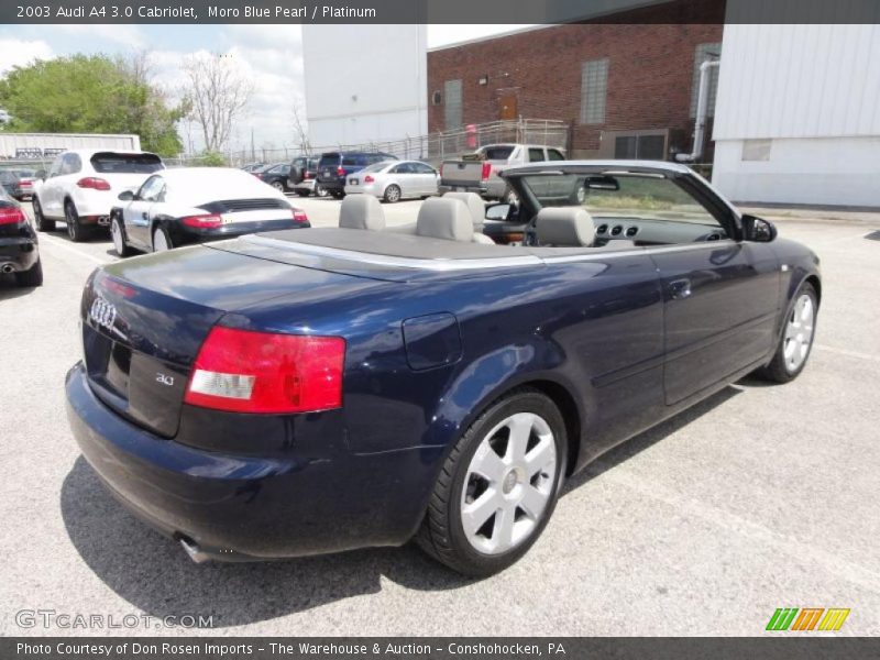  2003 A4 3.0 Cabriolet Moro Blue Pearl
