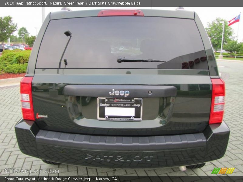 Natural Green Pearl / Dark Slate Gray/Pebble Beige 2010 Jeep Patriot Sport