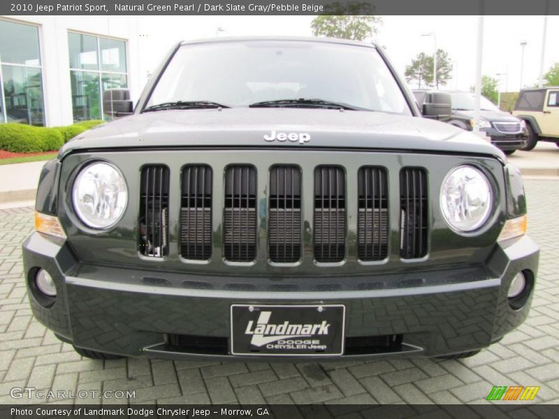Natural Green Pearl / Dark Slate Gray/Pebble Beige 2010 Jeep Patriot Sport