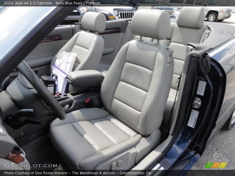 2003 A4 3.0 Cabriolet Platinum Interior
