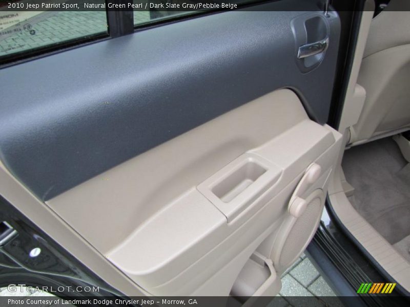 Natural Green Pearl / Dark Slate Gray/Pebble Beige 2010 Jeep Patriot Sport