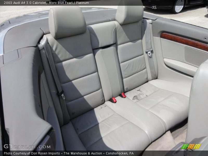  2003 A4 3.0 Cabriolet Platinum Interior
