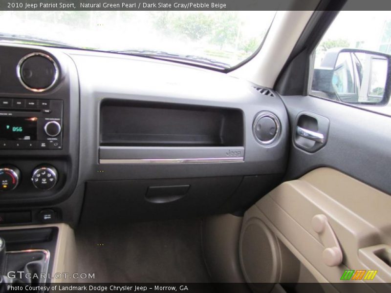 Natural Green Pearl / Dark Slate Gray/Pebble Beige 2010 Jeep Patriot Sport