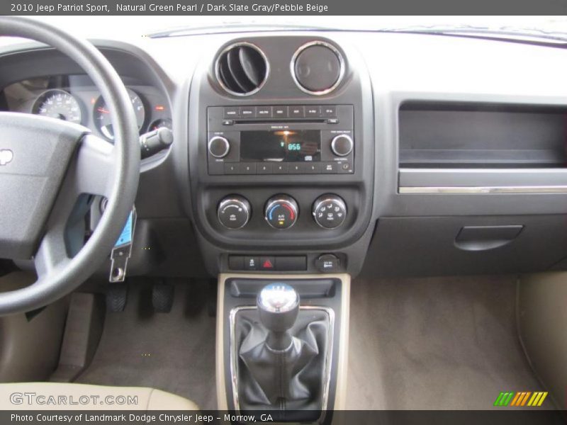 Natural Green Pearl / Dark Slate Gray/Pebble Beige 2010 Jeep Patriot Sport