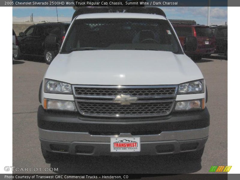 Summit White / Dark Charcoal 2005 Chevrolet Silverado 2500HD Work Truck Regular Cab Chassis
