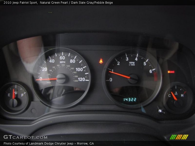 Natural Green Pearl / Dark Slate Gray/Pebble Beige 2010 Jeep Patriot Sport
