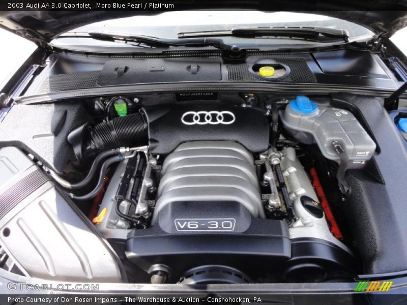  2003 A4 3.0 Cabriolet Engine - 3.0 Liter DOHC 30-Valve V6