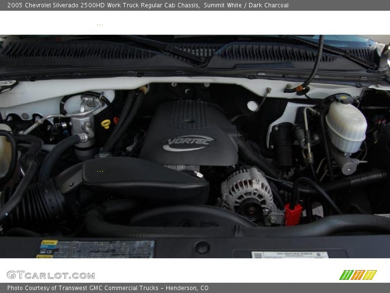 Summit White / Dark Charcoal 2005 Chevrolet Silverado 2500HD Work Truck Regular Cab Chassis