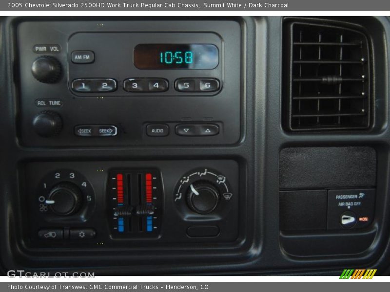 Summit White / Dark Charcoal 2005 Chevrolet Silverado 2500HD Work Truck Regular Cab Chassis