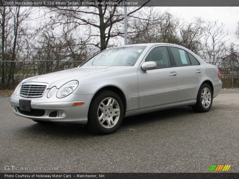 Brilliant Silver Metallic / Charcoal 2005 Mercedes-Benz E 320 4Matic Sedan