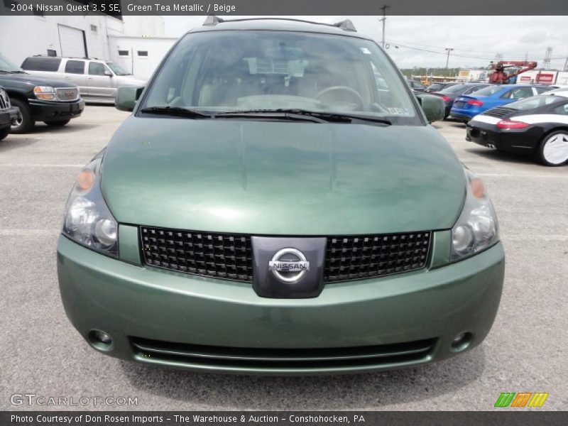 Green Tea Metallic / Beige 2004 Nissan Quest 3.5 SE