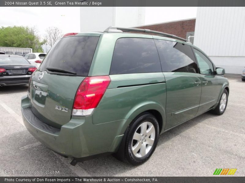 Green Tea Metallic / Beige 2004 Nissan Quest 3.5 SE
