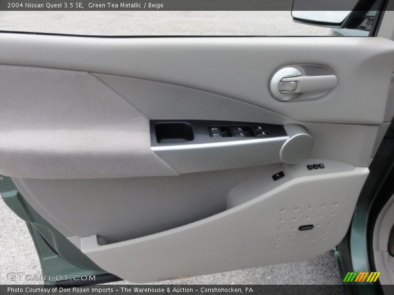Green Tea Metallic / Beige 2004 Nissan Quest 3.5 SE