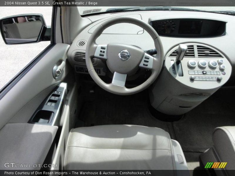 Green Tea Metallic / Beige 2004 Nissan Quest 3.5 SE