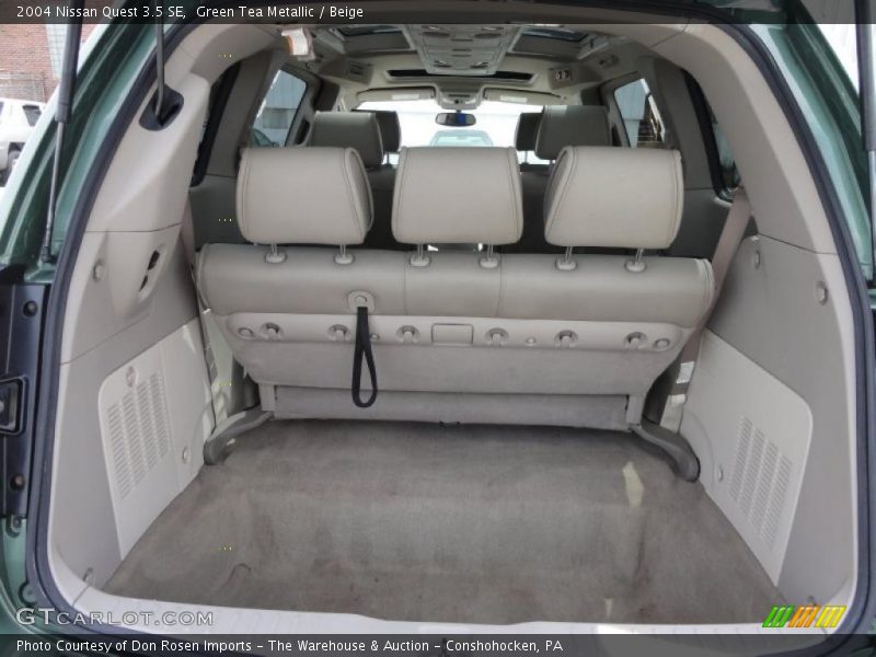 Green Tea Metallic / Beige 2004 Nissan Quest 3.5 SE
