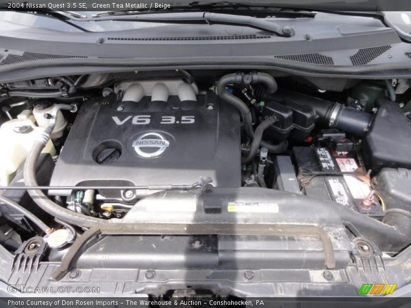 Green Tea Metallic / Beige 2004 Nissan Quest 3.5 SE