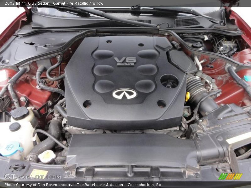 Garnet Fire Metallic / Willow 2003 Infiniti G 35 Sedan
