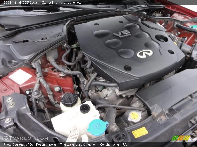 Garnet Fire Metallic / Willow 2003 Infiniti G 35 Sedan
