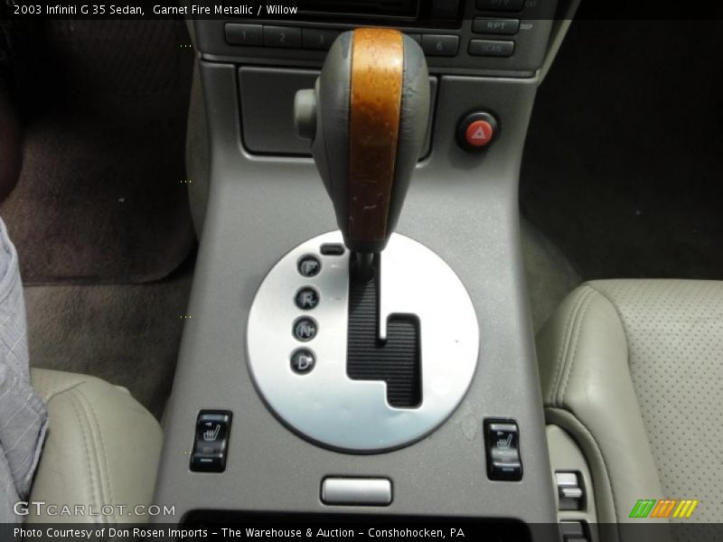 Garnet Fire Metallic / Willow 2003 Infiniti G 35 Sedan