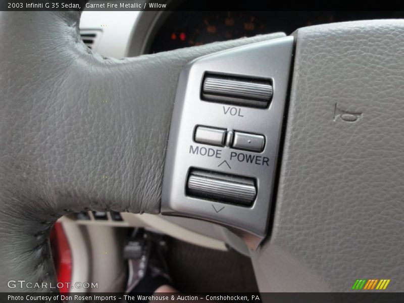 Garnet Fire Metallic / Willow 2003 Infiniti G 35 Sedan