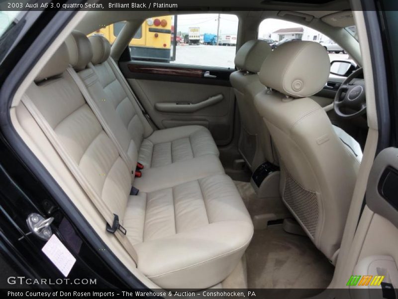 Brilliant Black / Platinum 2003 Audi A6 3.0 quattro Sedan