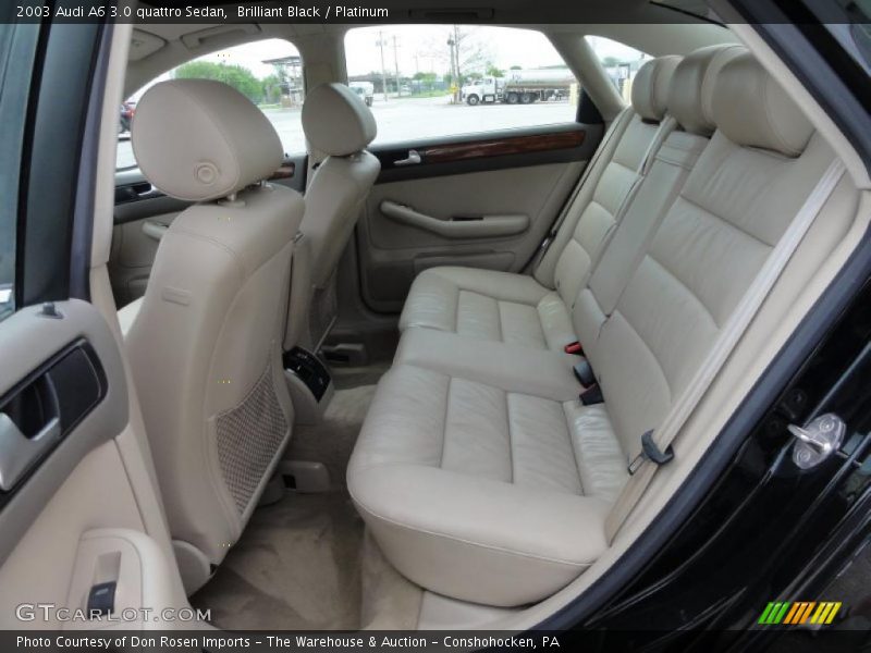 Brilliant Black / Platinum 2003 Audi A6 3.0 quattro Sedan