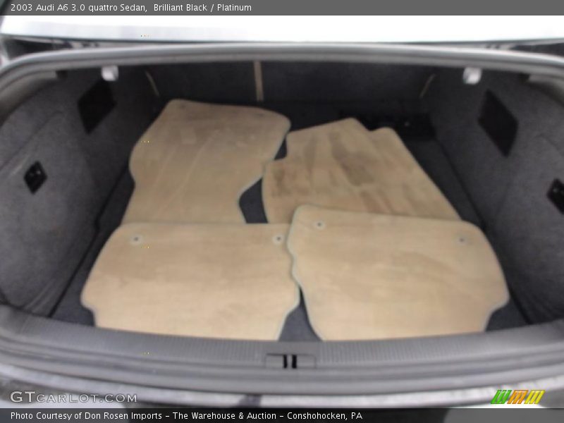 Brilliant Black / Platinum 2003 Audi A6 3.0 quattro Sedan