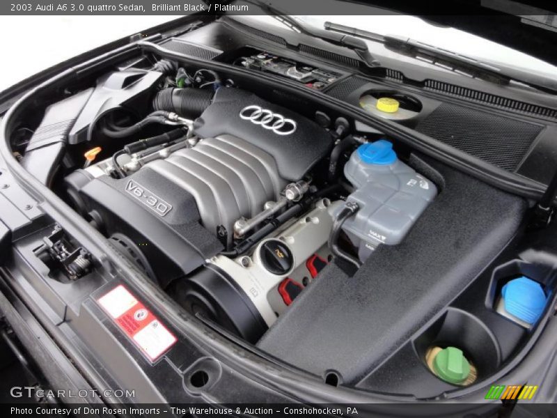 Brilliant Black / Platinum 2003 Audi A6 3.0 quattro Sedan