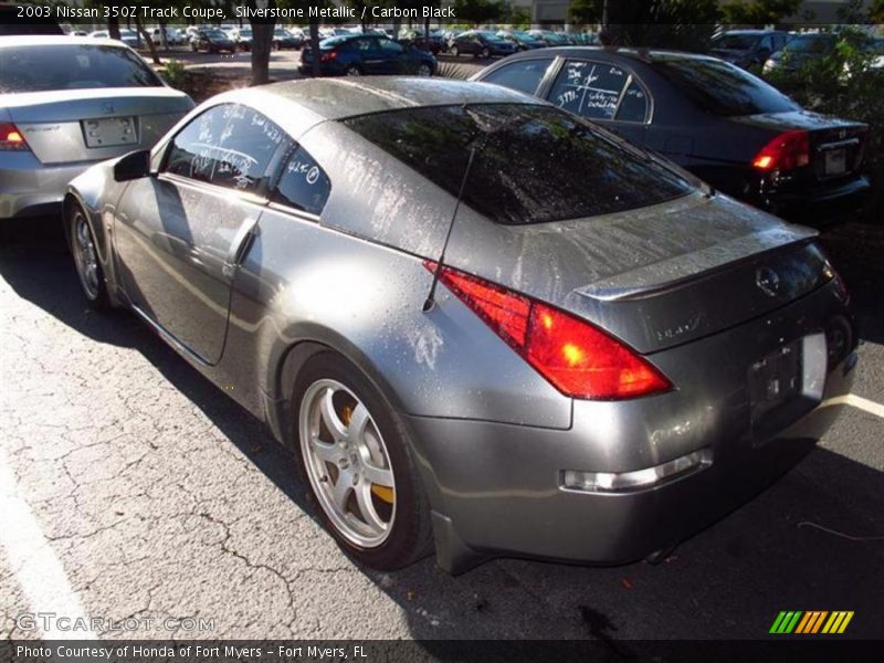 Silverstone Metallic / Carbon Black 2003 Nissan 350Z Track Coupe