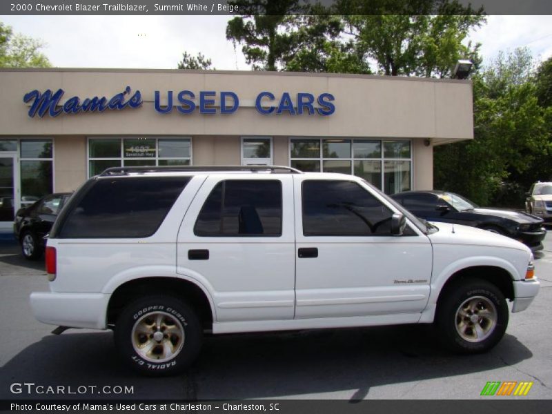 Summit White / Beige 2000 Chevrolet Blazer Trailblazer