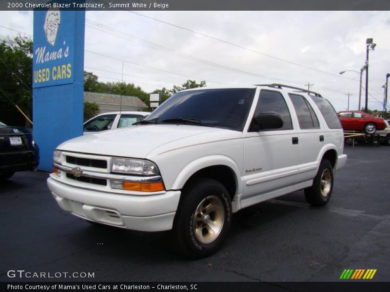 Summit White / Beige 2000 Chevrolet Blazer Trailblazer