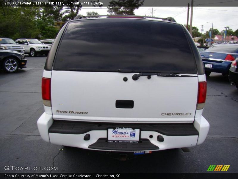 Summit White / Beige 2000 Chevrolet Blazer Trailblazer