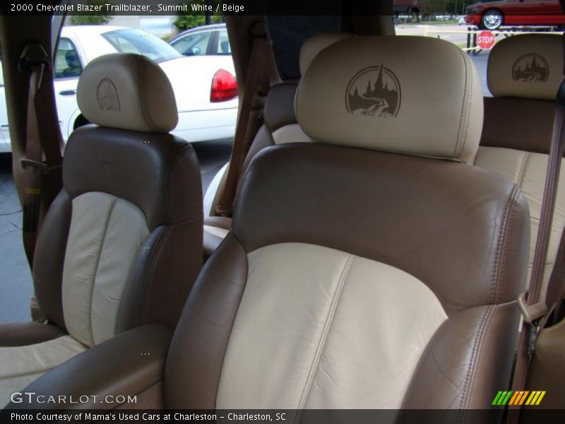 Summit White / Beige 2000 Chevrolet Blazer Trailblazer