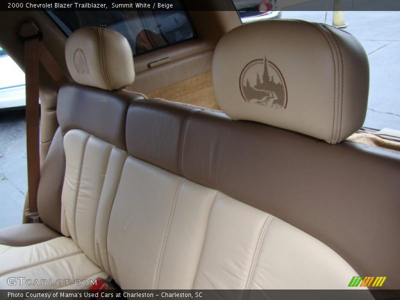 Summit White / Beige 2000 Chevrolet Blazer Trailblazer