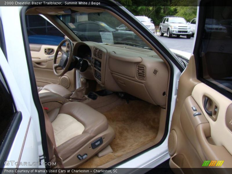 Summit White / Beige 2000 Chevrolet Blazer Trailblazer