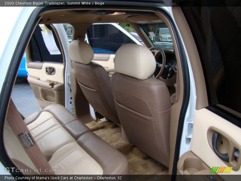Summit White / Beige 2000 Chevrolet Blazer Trailblazer