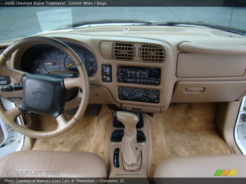 Summit White / Beige 2000 Chevrolet Blazer Trailblazer
