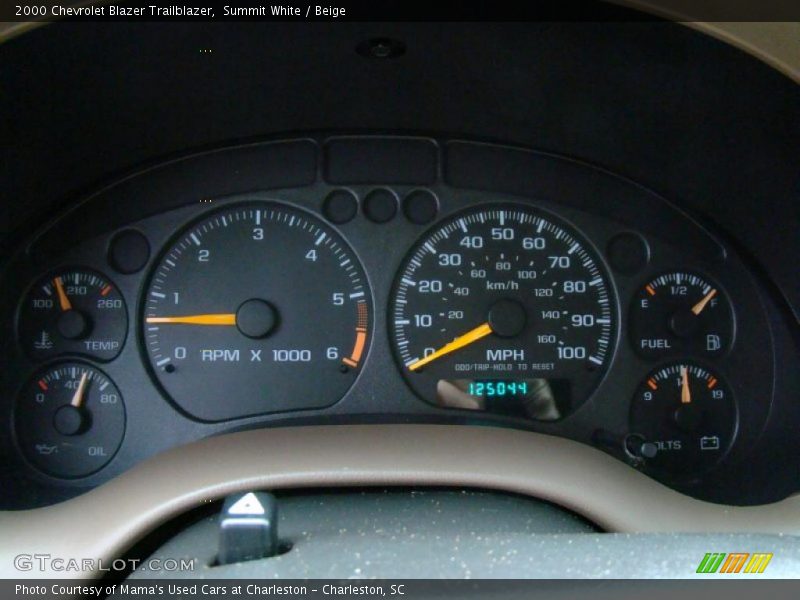 Summit White / Beige 2000 Chevrolet Blazer Trailblazer